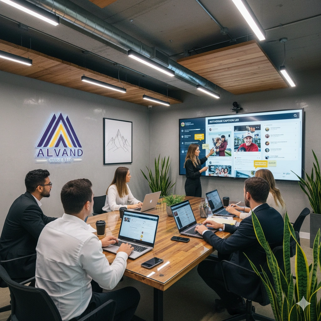 ساخت کپشن‌ اینستاگرام